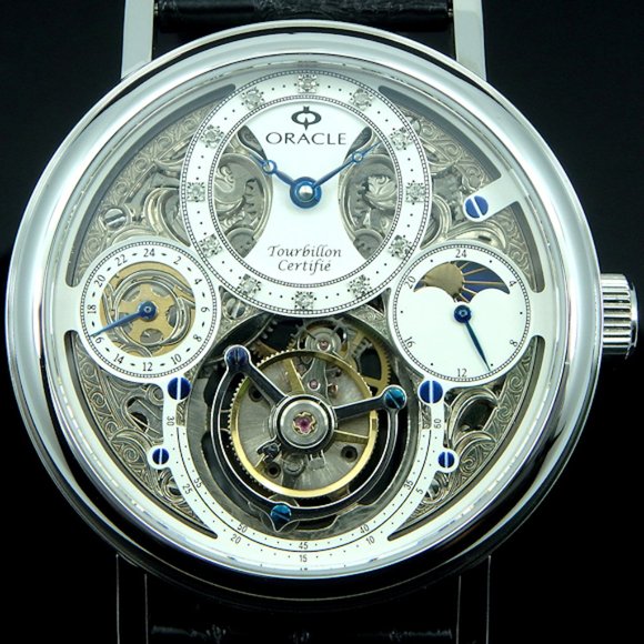 Oracle Tourbillon Luxury Men's Watch - Byzantine - Picture 1 of 14